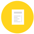 graphic icon of an electronic document