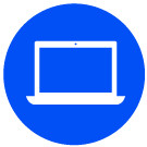 graphic icon of laptop