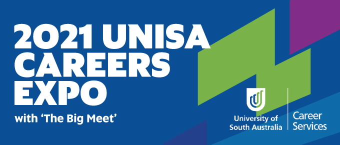 UniSA Careers Expo 2021 graphic