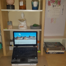 image of student desk with laptop