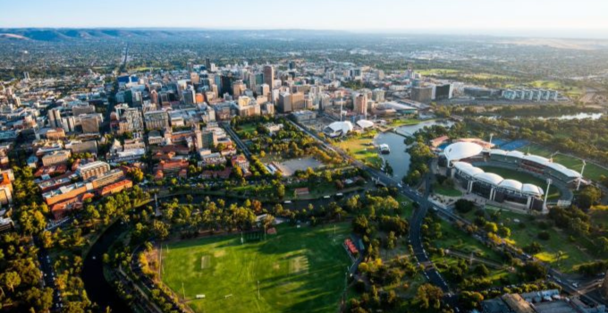 Aerial image of Adelaide