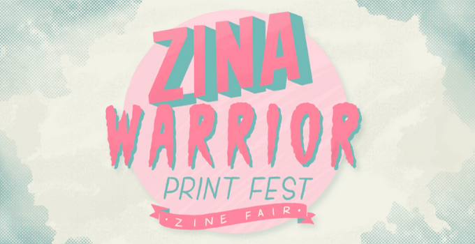 Zina Warrior Print Fest banner