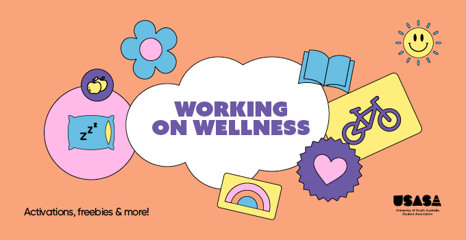 Working on Wellness graphic banner