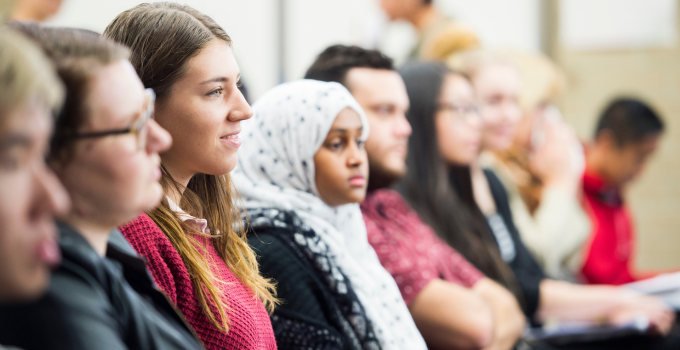 Photo of students attending a workshop